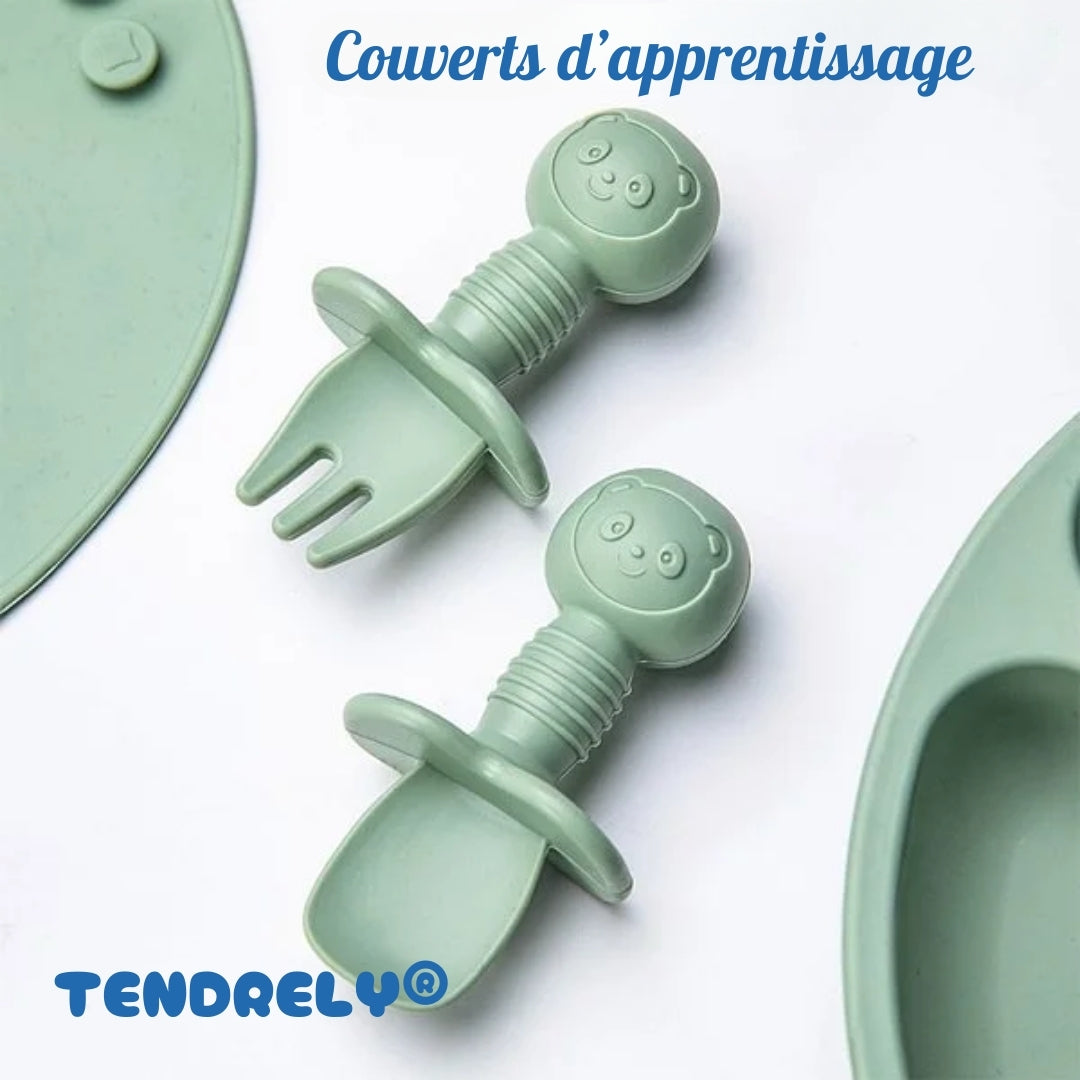 Set de repas en silicone - Tendrely